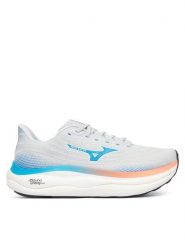 Mizuno Buty do biegania Wave Sky 9 J1GC2502 Szary. Szare buty sportowe męskie Mizuno, z materiału, bez zapięcia, do biegania. Za 769.99 zł.
