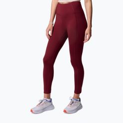 Legginsy damskie Columbia Boundless rich wine. Czerwone legginsy damskie Columbia, bez wzorów, trekkingowe. Za 179.99 zł.