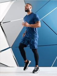 Szorty SNSY PERFORMANCE - wielobarwny. Krótkie spodenki sportowe męskie Sinsay, m, bez wzorów, z gumy, sportowe. Za 39.99 zł.