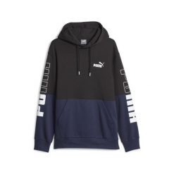 Puma Bluza Power Colorblock Fl 67591051. Czarne bluzy męskie Puma, xl, bez wzorów, bez kaptura. Za 195.99 zł.