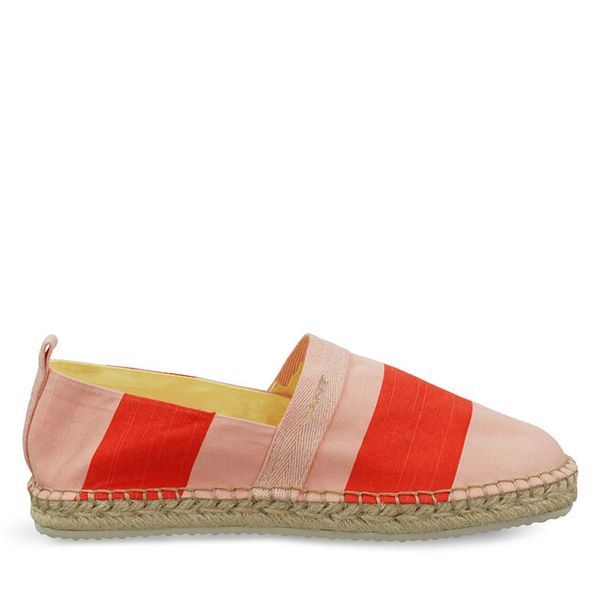 Espadryle Gant. Czerwone espadryle damskie GANT, bez wzorów, bez obcasa, bez zapięcia. Za 409.99 zł.