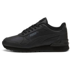 Adidasy Puma St Runner V4 L Jr, Dla obu płci. Czarne obuwie sportowe damskie Puma, bez wzorów, z materiału, trekkingowe. Za 263.00 zł.