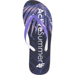 Klapki damskie KLD004 - ciemny granat. Klapki damskie marki 4f. Za 29.99 zł.