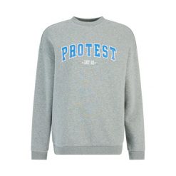 Bluza damska Protest Izzy. Szare bluzy damskie Protest, bez wzorów, bez kaptura, narciarskie. Za 241.00 zł.