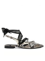 PINKO Czółenka Gianira 30 SD0547 P042 Szary. Szare czółenka damskie Pinko, bez wzorów, ze skóry, bez obcasa, bez zapięcia. Za 1,079.00 zł.