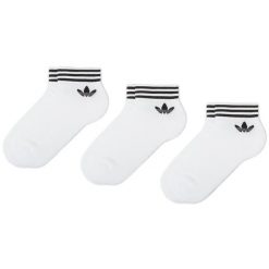 Skarpety krótkie adidas. Białe skarpety męskie Adidas, bez wzorów. Za 39.99 zł.