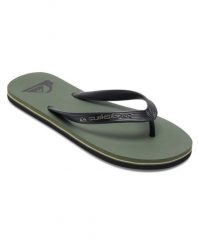 Klapki dla Mężczyzn MOLOKAI CORE Zielony. Zielone klapki męskie Quiksilver, z gumy. Za 84.99 zł.
