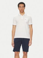 Paul&Shark Polo 25411209 Biały Regular Fit. Białe koszulki polo męskie PAUL&SHARK, m, bez wzorów, z bawełny, bez ramiączek. Za 619.99 zł.