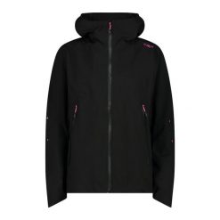 Kurtka damska narciarska CMP 34Z6516. Czarne kurtki damskie CMP, xl, bez wzorów, bez kaptura. W wyprzedaży za 328.99 zł.