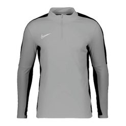 Koszulka treningowa Nike Dri-FIT Academy 23 szara. Szare koszulki sportowe męskie Nike, m, bez wzorów, bez kołnierzyka, bez ramiączek, na fitness i siłownię, dri-fit (nike). Za 161.90 zł.
