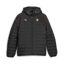 Kurtka Sportowa Męska Puma Ferrari Race Mt7 Ecolite Padded. Czarne kurtki sportowe męskie Puma, m, bez wzorów. Za 445.99 zł.