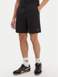Reebok Szorty sportowe Armstrong RK25546CCM Czarny Regular Fit. Czarne krótkie spodenki sportowe męskie Reebok, l, bez wzorów, z syntetyku. Za 179.99 zł.
