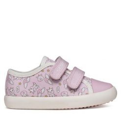 Tenisówki Geox. Czerwone trampki i tenisówki dziewczęce Geox, bez wzorów, bez zapięcia. Za 209.99 zł.