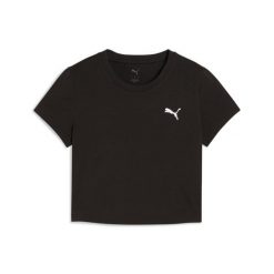 Koszulka Puma Wardrobe Ess Baby. Czarne koszulki sportowe damskie Puma, xl, bez wzorów, bez kołnierzyka, bez ramiączek. Za 86.99 zł.