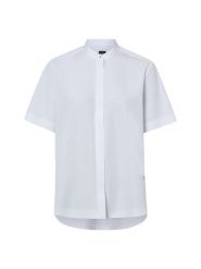 BOSS Bluzka z krótkim rękawem - Boceta Kobiety Bawełna (100%) biały, 42. Białe bluzki damskie Boss, bez wzorów, z bawełny, biznesowe, bez kołnierzyka, bez ramiączek. Za 999.95 zł.