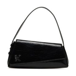 Torebka Karl Lagerfeld Jeans. Czarne torebki do ręki damskie Karl Lagerfeld Jeans, bez wzorów, z jeansu, klasyczne, bez dodatków. Za 949.99 zł.