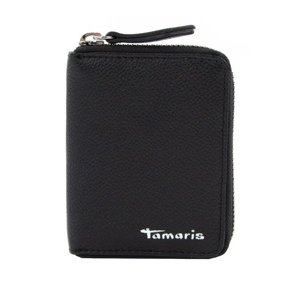 Tamaris Pportmonetka TAS Amanda Portfele 1 ct Czarny Damski. Czarne portfele damskie Tamaris, z aplikacjami, z materiału. Za 139.99 zł.