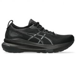 Buty do biegania damskie Asics Kayano™ 31. Czarne obuwie sportowe damskie Asics, bez wzorów, z materiału, do biegania. Za 891.00 zł.