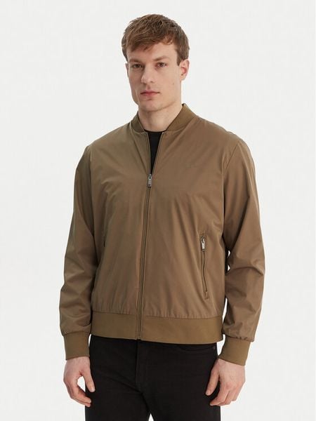 Calvin Klein Kurtka bomber LV040FM512 Żółty Regular Fit. Żółte kurtki męskie Calvin Klein, l, bez wzorów, z syntetyku, bez kaptura. Za 649.99 zł.