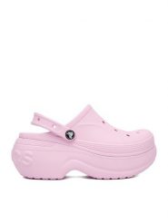Crocs Klapki C-BELLA CLOG 210062-6GD Różowy. Czerwone klapki damskie Crocs, bez wzorów, z tworzywa sztucznego, bez obcasa. Za 279.99 zł.