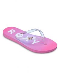 Sandały dla Dziewczynki RG VIVA JELLY Różowy. Czerwone sandały dziewczęce Roxy, z gumy, bez zapięcia. Za 74.99 zł.