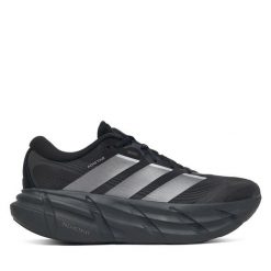 Buty do biegania adidas. Czarne buty sportowe męskie Adidas, bez zapięcia, do biegania. Za 599.99 zł.