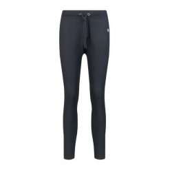 Spodnie do jogi Moonholi Cosmic Cropped Track Pants z obniżonym krokiem. Szare spodnie materiałowe damskie MOONHOLI, s, bez wzorów, z obniżonym stanem. Za 369.00 zł.