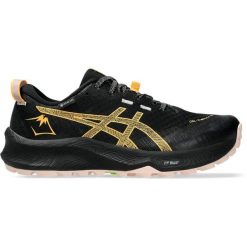 Buty do biegania damskie Asics Gel Trabuco 12 Gtx. Czarne obuwie sportowe damskie Asics, bez wzorów, z materiału, do biegania. Za 631.40 zł.