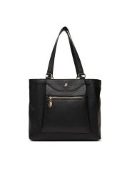 Beverly Hills Polo Club Torebka C-BHPC-L-002-08 Czarny. Czarne torebki do ręki damskie Beverly Hills Polo Club, bez wzorów, z materiału, bez dodatków. Za 229.99 zł.