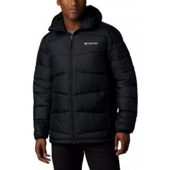 Kurtka zimowa męska Columbia Fivemile Butte Hooded. Czarne kurtki męskie Columbia, na zimę, l, bez wzorów, sportowe, z kapturem. Za 619.00 zł.