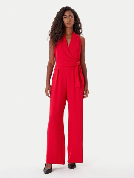 Rinascimento Kombinezon CFC0126186003 Czerwony Regular Fit. Czerwone sukienki damskie Rinascimento, xs, bez wzorów, z syntetyku, bez kołnierzyka, bez ramiączek. Za 339.99 zł.