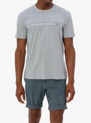 Koszulka bawełniana męska Vaude Cyclist T-Shirt V. Szare t-shirty męskie Vaude, m, bez wzorów, z bawełny, bez kołnierzyka. Za 204.70 zł.