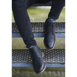 Czarne Botki Retrofuture. Botki męskie marki Born2be. Za 129.99 zł.