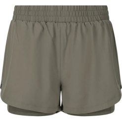 Damskie szorty 2 w 1 Endurance Yarol. Szare szorty sportowe damskie Endurance, bez wzorów, sportowe, do piłki nożnej. Za 195.50 zł.