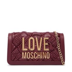 Torebka LOVE MOSCHINO. Czerwone torebki do ręki damskie Love Moschino, bez wzorów, wizytowe, bez dodatków. Za 669.99 zł.