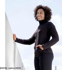 Ardon ARDON JOFLEX - Damska bluza polarowa stójka 2 kieszenie ozdobne płaskie ozdobne 100% poliester fleece, 280 g/m2 - czarny H2216 XS. Czarne bluzy damskie Ardon, m, bez wzorów, z polaru, bez kaptura. Za 79.34 zł.