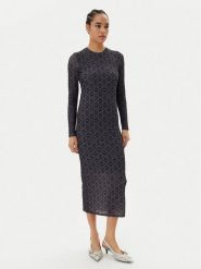 HUGO Sukienka codzienna Nastan 50542400 Czarny Slim Fit. Czarne sukienki damskie Hugo, na co dzień, s, bez wzorów, z syntetyku, bez kołnierzyka, bez ramiączek, proste. Za 949.99 zł.