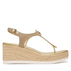 Espadryle MICHAEL Michael Kors. Żółte sandały damskie MICHAEL Michael Kors, bez wzorów, bez obcasa, bez zapięcia. Za 569.99 zł.
