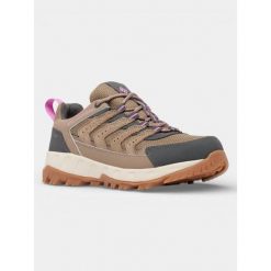 Buty Damskie Columbia Strata Trail Low WP. Brązowe obuwie sportowe damskie Columbia, bez wzorów, trekkingowe. Za 339.00 zł.