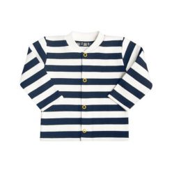 Nini Sweter Chłopięcy 56 Biały/Niebieski. Białe swetry dla chłopców Nini, bez wzorów, bez kołnierzyka, bez kaptura. Za 33.00 zł.