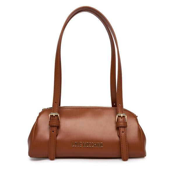 Torebka LOVE MOSCHINO. Brązowe torebki do ręki damskie Love Moschino, bez wzorów, klasyczne, bez dodatków. Za 416.99 zł.