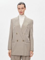 Boss Marynarka Jarmina 50505587 Beżowy Relaxed Fit. Brązowe żakiety damskie Boss, bez wzorów, z wełny. Za 2,069.00 zł.