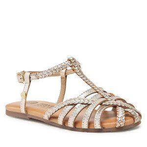 Sandały Gioseppo. Żółte sandały dziewczęce Gioseppo, bez zapięcia. Za 229.99 zł.