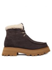 MICHAEL Michael Kors Trzewiki Cade 40F5CAFE5S Brązowy. Brązowe botki damskie MICHAEL Michael Kors, ze skóry, bez obcasa, na płaskiej podeszwie, bez zapięcia. Za 789.99 zł.