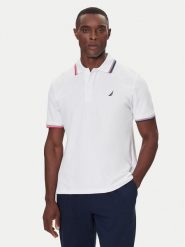 Nautica Polo Atabay N1S03424 Biały Regular Fit. Białe koszulki polo męskie Nautica, m, bez wzorów, z syntetyku, bez ramiączek. Za 149.99 zł.
