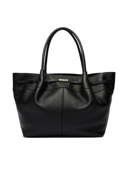 BOSS Torebka Helya Tote 50557977 Czarny. Czarne torebki do ręki damskie Boss, bez wzorów, ze skóry, bez dodatków. Za 1,715.99 zł.
