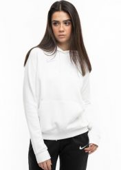 Bluza sportowa damska Nike Wmns Park 20 Fleece. Białe bluzy damskie Nike, m, bez wzorów, z bawełny, z kapturem. Za 192.99 zł.