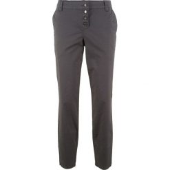Spodnie chino Boyfriend bonprix szary. Szare spodnie materiałowe damskie bonprix. Za 109.99 zł.