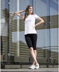 ARDONALDRI H2355 - Elastyczne spodnie damskie 3/4 z podwyższonym pasem bawełniany streczowy materiał lekki przewiewny i miły w dotyku 2XL. Spodnie sportowe damskie Ardon, xl, bez wzorów, z bawełny. Za 69.06 zł.