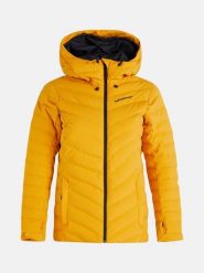 Kurtka Peak Performance Damska W Frost Ski Jacket. Żółte kurtki damskie Peak Performance, l, bez wzorów, z poliesteru, bez kaptura. Za 1,479.00 zł.